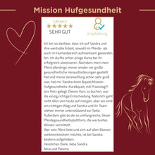 Laden Sie das Bild in den Galerie-Viewer, 🐎 Mission-Hufgesundheit Hybrid-Intensiv-Seminar inkl. Skoolzugang 6 Monate 💪🏼