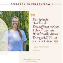Laden Sie das Bild in den Galerie-Viewer, ✨ EnergyFLOW11 2026 Intensiv-Seminar 😍💪 - mehr Energie - mehr Leben!