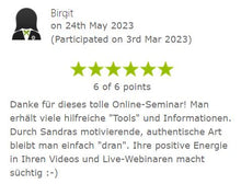 Laden Sie das Bild in den Galerie-Viewer, ✨ EnergyFLOW11 2026 Intensiv-Seminar 😍💪 - mehr Energie - mehr Leben!