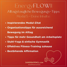 Laden Sie das Bild in den Galerie-Viewer, ✨ EnergyFLOW11 2026 Intensiv-Seminar 😍💪 - mehr Energie - mehr Leben!