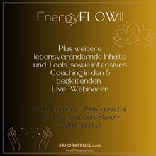 Laden Sie das Bild in den Galerie-Viewer, ✨ EnergyFLOW11 2026 Intensiv-Seminar 😍💪 - mehr Energie - mehr Leben!