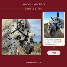 Laden Sie das Bild in den Galerie-Viewer, Serreta Sondergröße Kaltblut mit einem Ring, Handarbeit