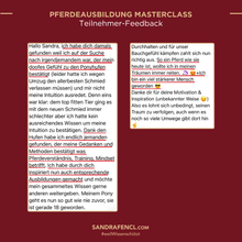 Laden Sie das Bild in den Galerie-Viewer, 🐎👑 Pferdeausbildung MASTERCLASS - VIP-AUFZEICHNUNGSPAKET inkl. Schiefen-Workbook