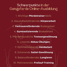 Laden Sie das Bild in den Galerie-Viewer, 🐎😍 Neue gesundheitsfördernde Gangpferde Online-Ausbildung ✨