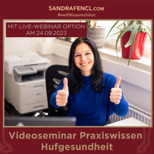 Laden Sie das Bild in den Galerie-Viewer, Videoseminar Praxiswissen Hufgesundheit Special-Edition: Was Du als Pferdefreund über Hufe unbedingt wissen solltest!