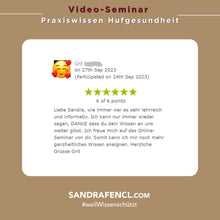 Laden Sie das Bild in den Galerie-Viewer, Videoseminar Praxiswissen Hufgesundheit Special-Edition: Was Du als Pferdefreund über Hufe unbedingt wissen solltest!