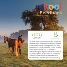 Laden Sie das Bild in den Galerie-Viewer, 🐎☯🥳 MEGA Doppel-Bundle: Skool-JAHRES-Zugang zur umfassenden Pferde-Plattform & Community & Online-Trainings-Intensivseminar Kreatives Balancetraining & Verladen inkl. GOLD-Coachingplatz 🎁
