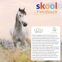 Laden Sie das Bild in den Galerie-Viewer, 🐎☯🥳 MEGA Doppel-Bundle: Skool-JAHRES-Zugang zur umfassenden Pferde-Plattform & Community & Online-Trainings-Intensivseminar Kreatives Balancetraining & Verladen inkl. GOLD-Coachingplatz 🎁
