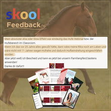 Laden Sie das Bild in den Galerie-Viewer, 🐎☯🥳 MEGA Doppel-Bundle: Skool-JAHRES-Zugang zur umfassenden Pferde-Plattform & Community & Online-Trainings-Intensivseminar Kreatives Balancetraining & Verladen inkl. GOLD-Coachingplatz 🎁