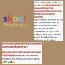 Laden Sie das Bild in den Galerie-Viewer, 🐎☯🥳 MEGA Doppel-Bundle: Skool-JAHRES-Zugang zur umfassenden Pferde-Plattform & Community & Online-Trainings-Intensivseminar Kreatives Balancetraining & Verladen inkl. GOLD-Coachingplatz 🎁