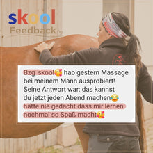 Laden Sie das Bild in den Galerie-Viewer, 🐎☯🥳 MEGA Doppel-Bundle: Skool-JAHRES-Zugang zur umfassenden Pferde-Plattform & Community & Online-Trainings-Intensivseminar Kreatives Balancetraining & Verladen inkl. GOLD-Coachingplatz 🎁