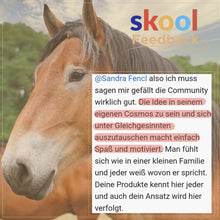 Laden Sie das Bild in den Galerie-Viewer, 🐎☯🥳 MEGA Doppel-Bundle: Skool-JAHRES-Zugang zur umfassenden Pferde-Plattform & Community & Online-Trainings-Intensivseminar Kreatives Balancetraining & Verladen inkl. GOLD-Coachingplatz 🎁