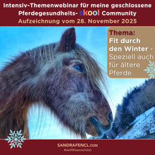 Laden Sie das Bild in den Galerie-Viewer, 🎁🐎🔥 3er Special: Monats-Zugang Pferdegesundheits-Plattform, Webinare & Handpferde-Kurs🐎💕