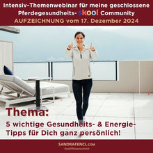 Laden Sie das Bild in den Galerie-Viewer, 🐎☯🥳 MEGA Doppel-Bundle: Skool-JAHRES-Zugang zur umfassenden Pferde-Plattform & Community & Online-Trainings-Intensivseminar Kreatives Balancetraining & Verladen inkl. GOLD-Coachingplatz 🎁