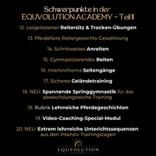 Laden Sie das Bild in den Galerie-Viewer, 🐎 ✨ EQUVOLUTION ACADEMY Training Masterclass: VIP-Edition