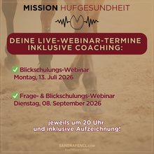 Laden Sie das Bild in den Galerie-Viewer, 🥳🐎🎁 Intensiv-Special: Mission-Hufgesundheit Intensiv-Seminar