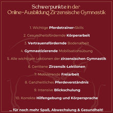 Laden Sie das Bild in den Galerie-Viewer, 🐎✨ Online-Ausbildung in zirzensischer Gymnastik - Silber-Geschenk-EDITION 🎁✨