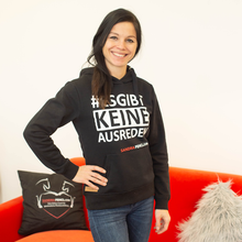 Laden Sie das Bild in den Galerie-Viewer, Cooler Hoodie "MARLIES" in schwarz