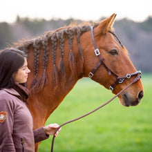 Laden Sie das Bild in den Galerie-Viewer, Hochwertiges, iberisches Bodenarbeitsseil in braun oder schwarz, echte Handarbeit