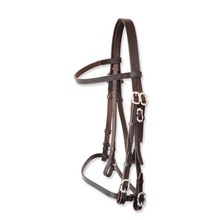 Laden Sie das Bild in den Galerie-Viewer, 🐎✨ Lager-Abverkauf: Barocker Kandarenzaum mit zwei Paar Zügel