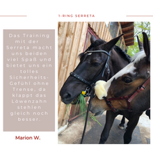 Laden Sie das Bild in den Galerie-Viewer, Serreta, lederummantelt mit einem Ring, Handarbeit