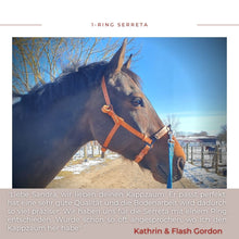 Laden Sie das Bild in den Galerie-Viewer, Serreta, lederummantelt mit einem Ring, Handarbeit