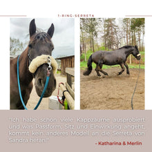 Laden Sie das Bild in den Galerie-Viewer, Serreta Sondergröße Kaltblut mit einem Ring, Handarbeit