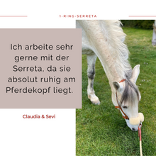 Laden Sie das Bild in den Galerie-Viewer, Serreta, lederummantelt mit einem Ring, Handarbeit