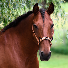 Laden Sie das Bild in den Galerie-Viewer, Serreta, lederummantelt, mit drei Ringen, Handarbeit