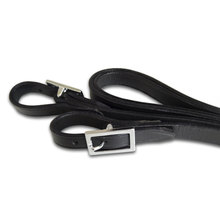 Laden Sie das Bild in den Galerie-Viewer, 🐎✨ Lager-Abverkauf: Zügel aus hochwertigem Leder in schwarz/silber, schwarz/gold oder braun/silber