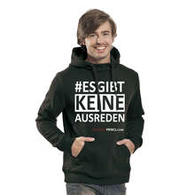 Laden Sie das Bild in den Galerie-Viewer, Sportlicher Hoodie "PHILIPP" in schwarz, Männermodell