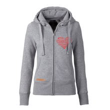 Laden Sie das Bild in den Galerie-Viewer, 🐎✨ LAGER-Abverkaufs-Special: Trendy Zipper-Jacke "AMELIE" in hellgrau