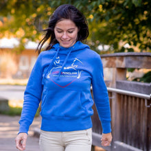 Laden Sie das Bild in den Galerie-Viewer, đ⨠LAGER-Abverkaufs-Special: Hoodie "ROXANNE" in frischem Azure-Blau