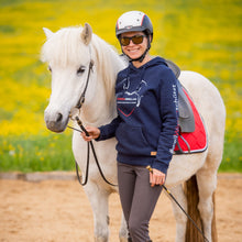 Laden Sie das Bild in den Galerie-Viewer, 🐎✨ LAGER-Abverkaufs-Special: Hoodie "JENNIFER" in elegantem Dunkelblau