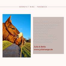 Laden Sie das Bild in den Galerie-Viewer, Lammfellschoner für 1-Ring-Serreta-Naseneisen in Natur oder Schwarz