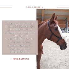 Laden Sie das Bild in den Galerie-Viewer, Serreta, lederummantelt mit einem Ring, Handarbeit