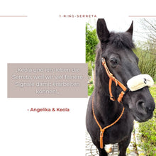 Laden Sie das Bild in den Galerie-Viewer, Serreta, lederummantelt mit einem Ring, Handarbeit