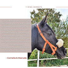 Laden Sie das Bild in den Galerie-Viewer, Serreta, lederummantelt mit einem Ring, Handarbeit