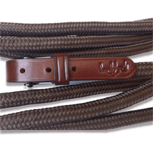 Laden Sie das Bild in den Galerie-Viewer, Hochwertiges, iberisches Bodenarbeitsseil in braun oder schwarz, echte Handarbeit