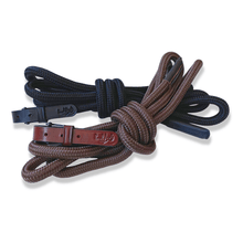 Laden Sie das Bild in den Galerie-Viewer, Hochwertiges, iberisches Bodenarbeitsseil in braun oder schwarz, echte Handarbeit