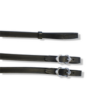 Laden Sie das Bild in den Galerie-Viewer, 🐎✨ Lager-Abverkauf: Barocker Kandarenzaum mit zwei Paar Zügel