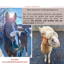 Laden Sie das Bild in den Galerie-Viewer, Serreta, lederummantelt mit einem Ring, Handarbeit