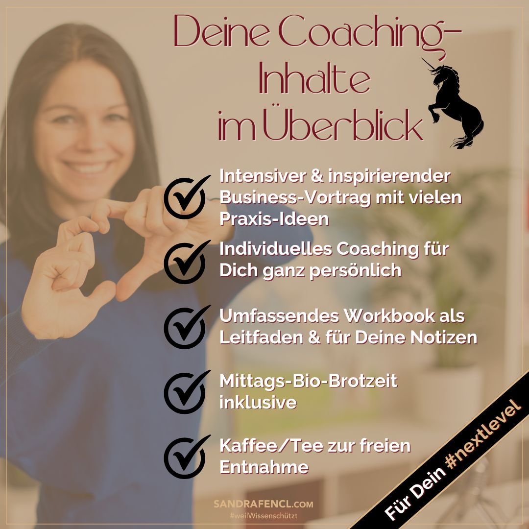 😍🚀 Business-Coaching-Tag für Young Living Unicorns 🦄 – Sandra Fencl