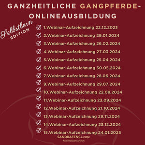 🐎😍 Neue Gangpferde Online-Ausbildung - Selbstlern Edition