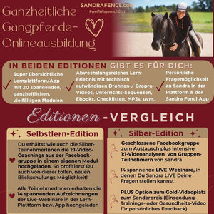 🐎😍 Neue Gangpferde Online-Ausbildung - Selbstlern Edition