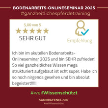 Laden Sie das Bild in den Galerie-Viewer, 🐎🎉💖 Doppel-Bundle: Ganzheitliches Bodenarbeits-Intensiv-Onlineseminar &amp; 6 Monate Skool-Gesundheit  ☯🎁 SILBER-Coaching-Edition ✨
