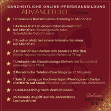 Laden Sie das Bild in den Galerie-Viewer, ⭐ADVANCED 3.0 - DELUXE-Edition 2025/2026 🐎
