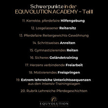 Laden Sie das Bild in den Galerie-Viewer, 🐎 ✨ EQUVOLUTION ACADEMY Training Masterclass: VIP-Edition
